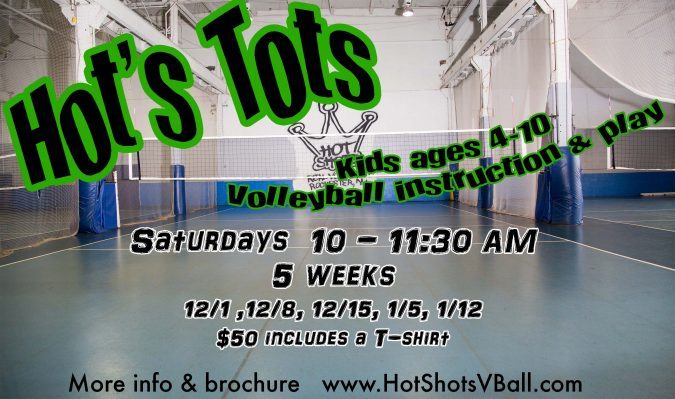Hot's Tots Kids ages 4-10yrs (Saturday's) 12-1-18