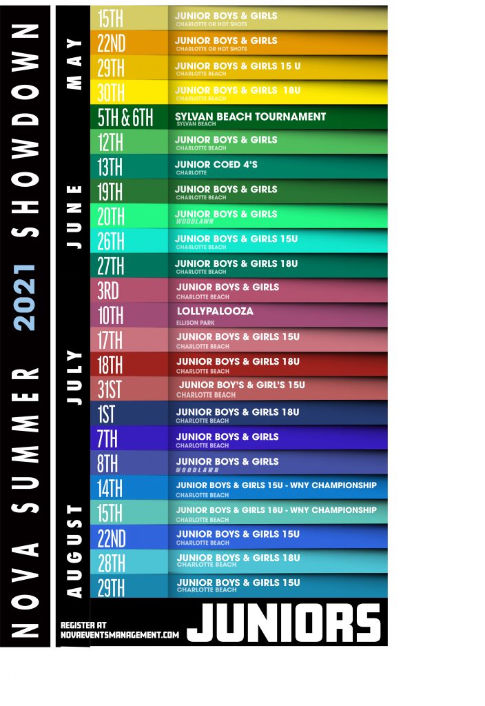 NOVA Poster Schedules NOVA Event Management